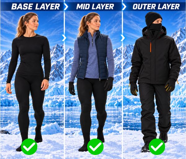Package Fulfills - Base Layer, Mid Layer, and Outer Layer Package Fulfills - Base Layer, Mid Layer, and Outer Layer